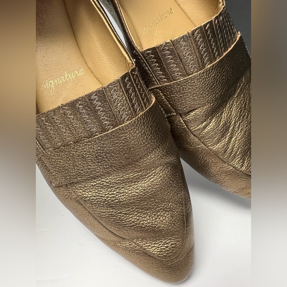 Trotters-Emotion, Size:8 N (narrow), Bronzed Colored, Pre-Owned - Picture 2 of 8